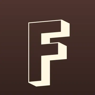 Фруктовый мир, магазин фруктов, овощей и кондитерских изделий, лого-визитка